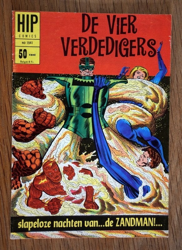 Hip Comics1 druk  Fantastic four nummer 1941 uit 1968, Boeken, Stan Lee, Eén stripboek, Ophalen of Verzenden, Zo goed als nieuw
