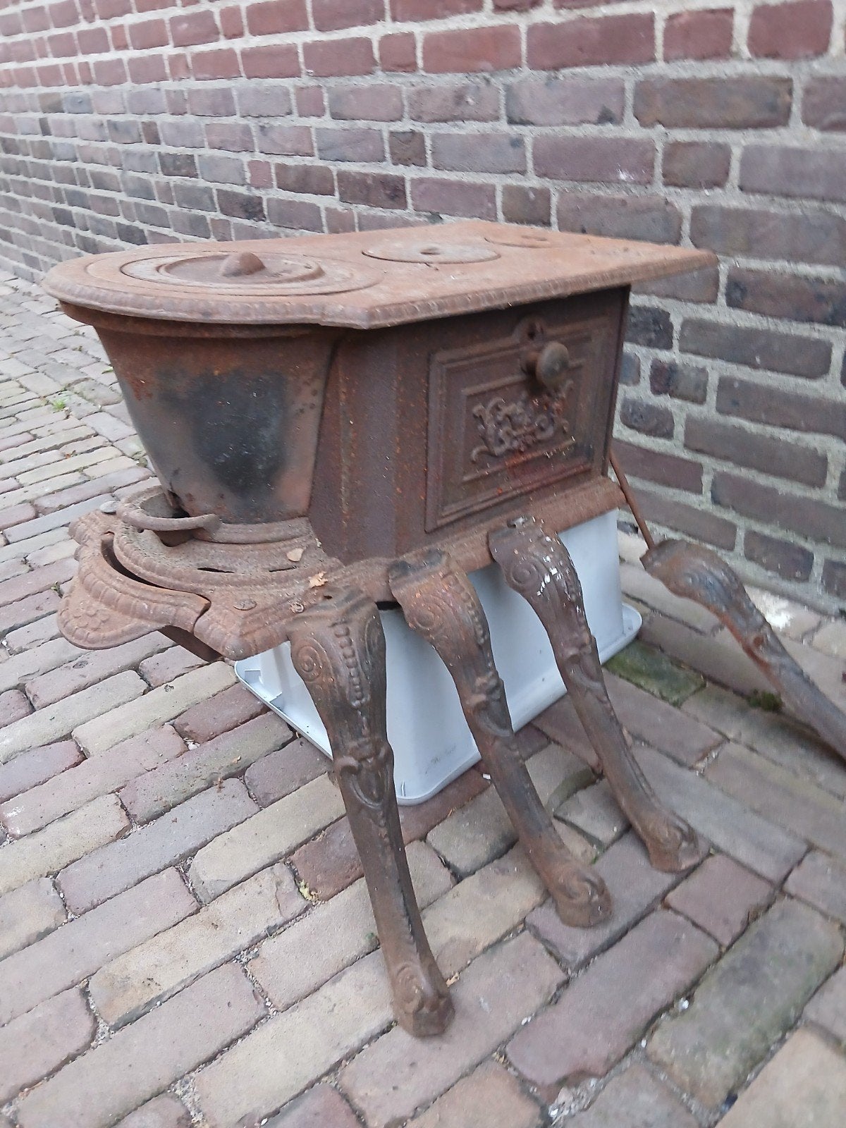 Oud kacheltje, Schippertje, Ophalen