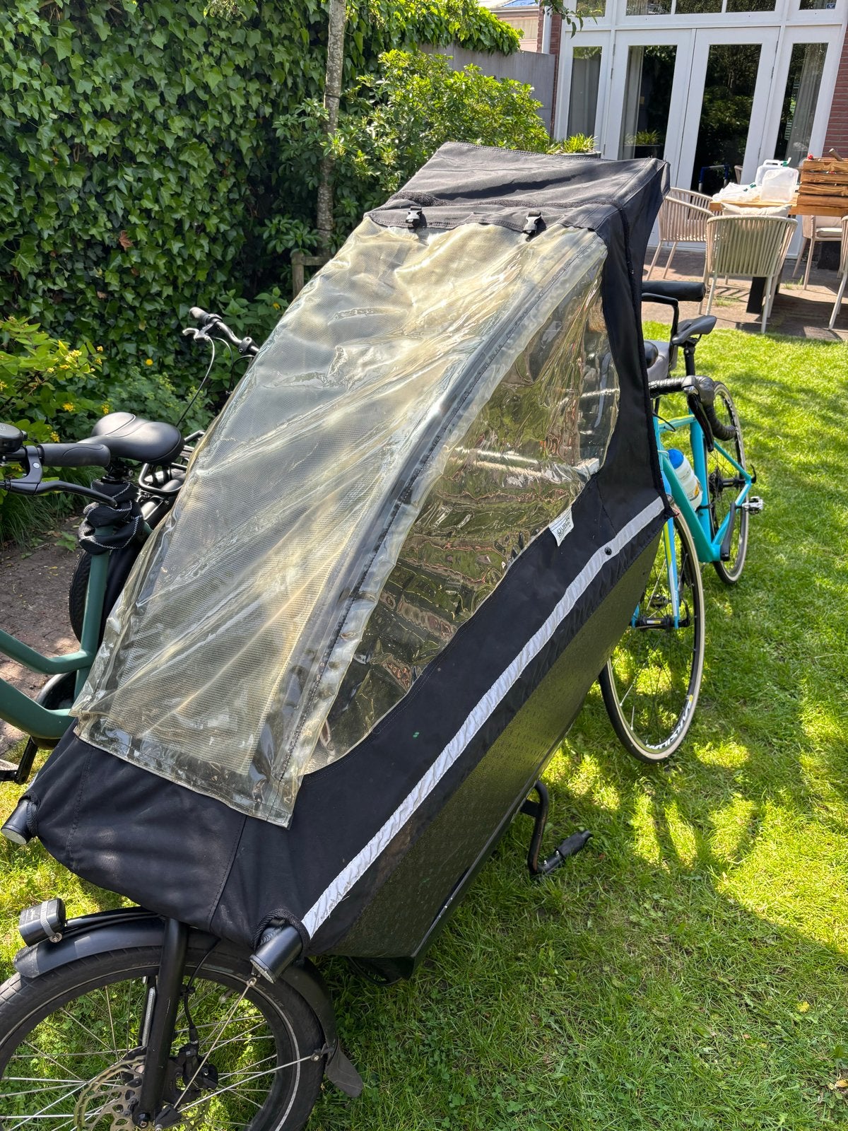 Regenkap Urban Arrow bakfiets model 2019-20 (wellicht later), Fietsen en Brommers, Fietsaccessoires | Aanhangers en Karren, Ophalen