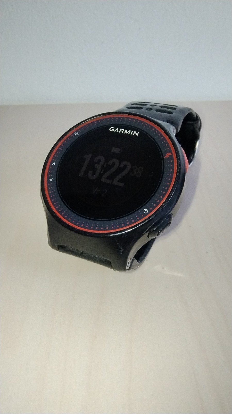 Garmin Forerunner 225 GPS Hardloophorloge Zwart/Rood, Gebruikt, Zwart, Garmin, Ophalen of Verzenden