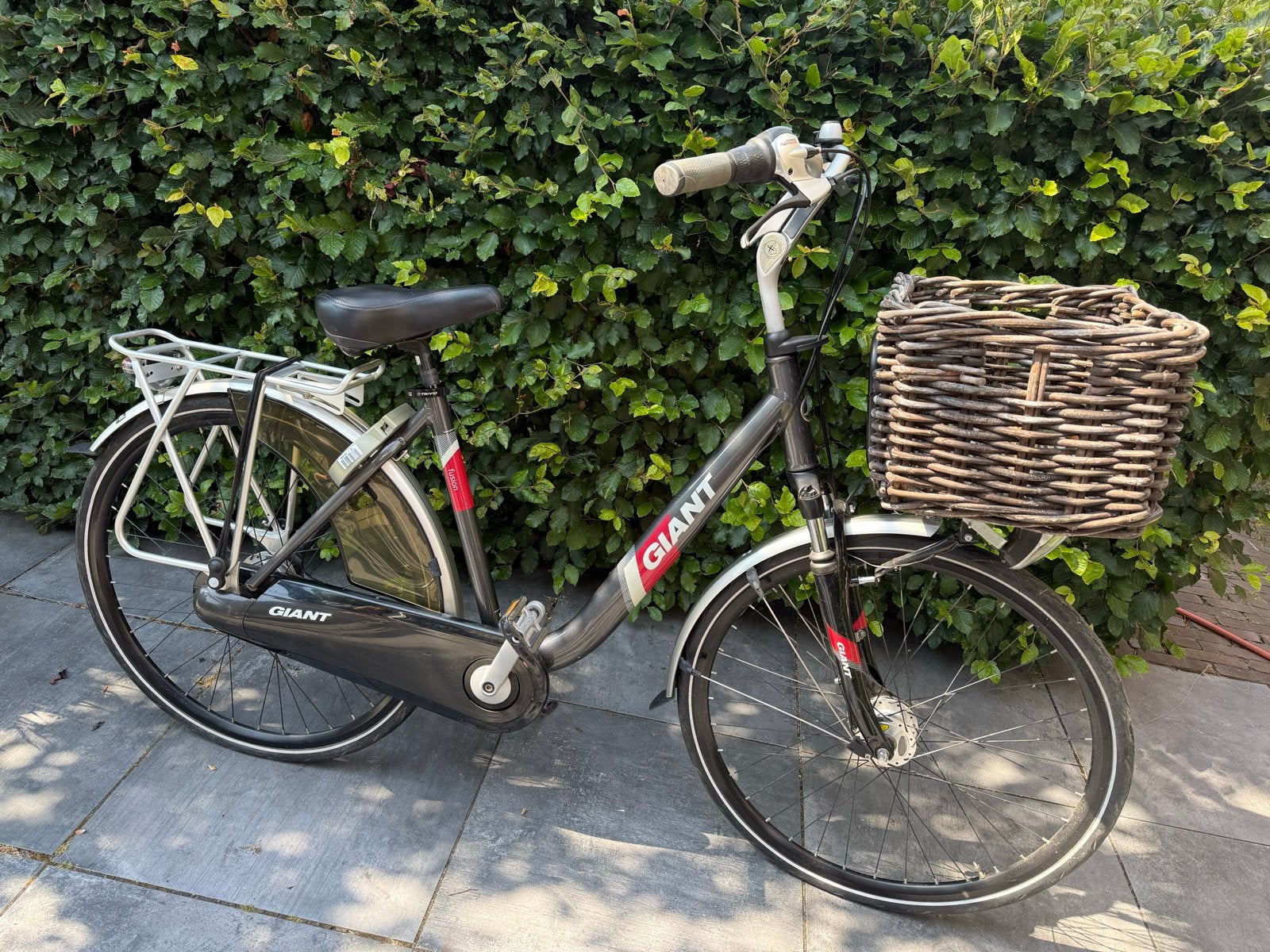 Giant Damesfiets met Mand - Goede Staat, Fietsen en Brommers, Ophalen, Gebruikt, Versnellingen, Giant