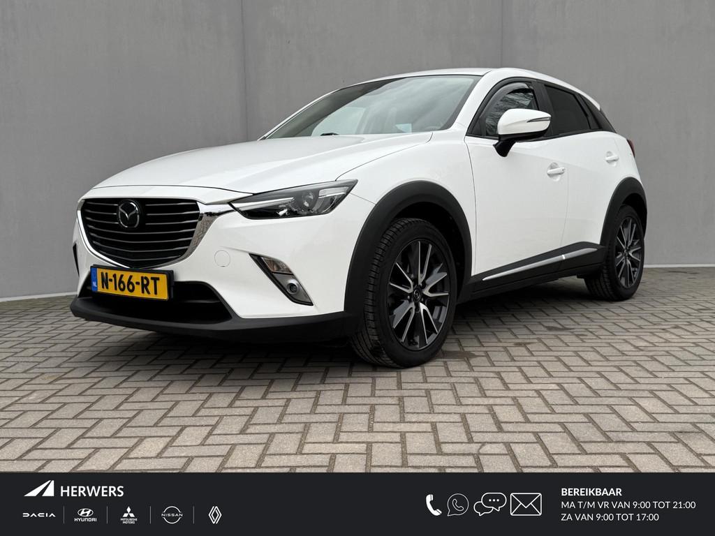 Mazda CX-3 2.0 SkyActiv-G 120 GT-M / Trekhaak (trekgewicht 1, 1998 cc, Euro 6, 4 cilinders, Wit