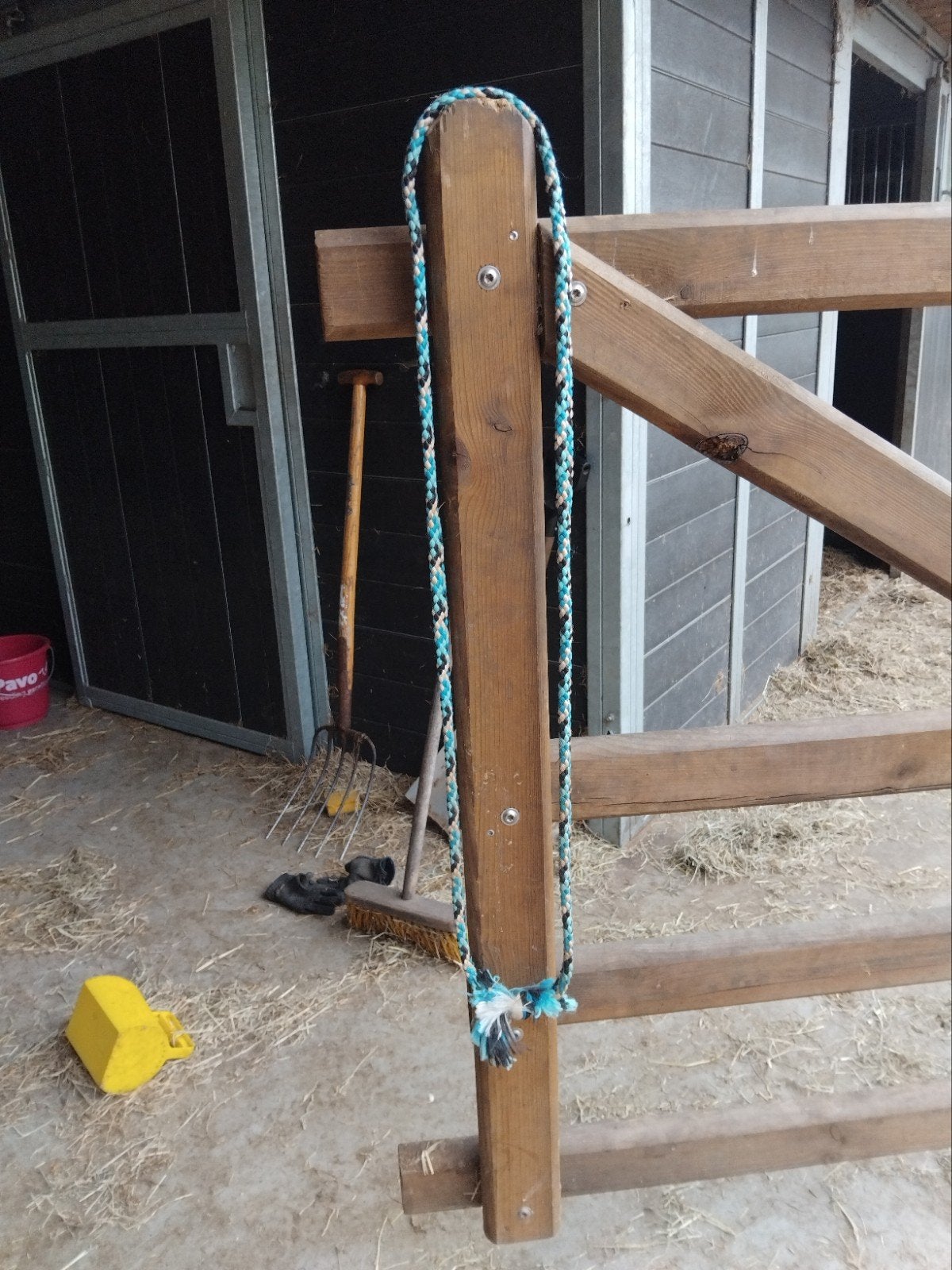 Blauwe neckrope, Dieren en Toebehoren, Overige disciplines, Ophalen of Verzenden, Zo goed als nieuw, Blauw