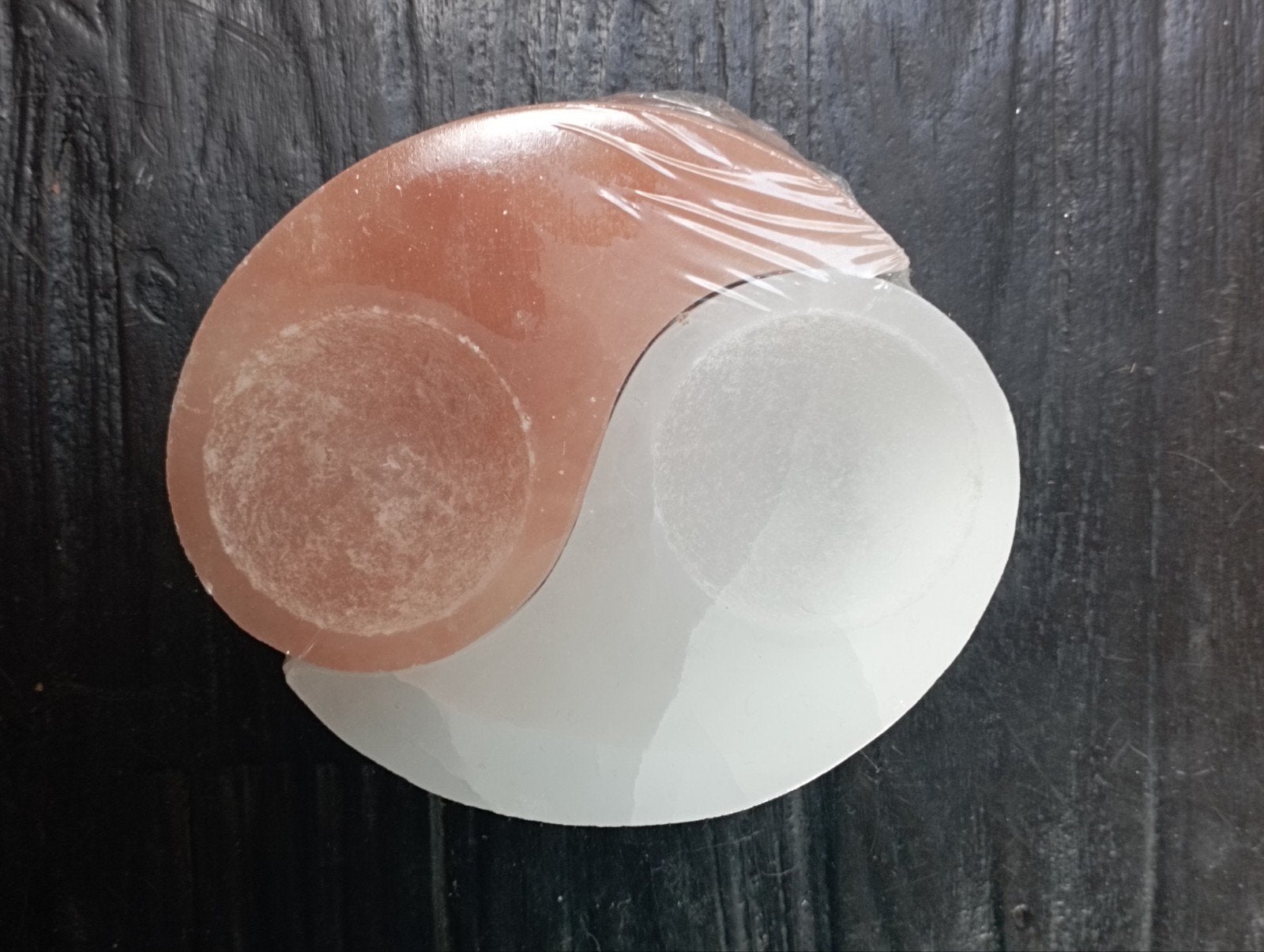 Seleniet satijnspaat jinyang theelichten 95*32mm, Verzamelen, Mineralen en Fossielen, Ophalen of Verzenden, Mineraal