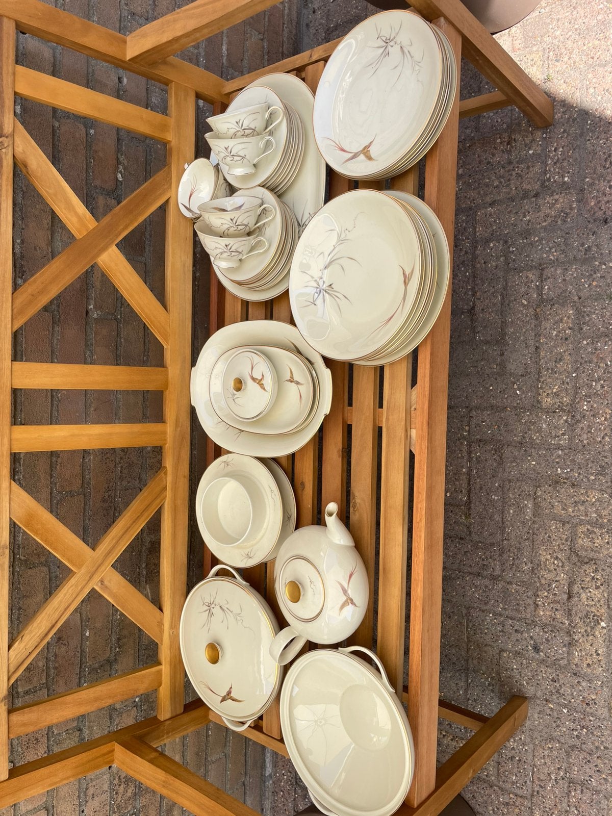 H&G Selb Bavaria Heinrich – 41-delig servies, Ophalen