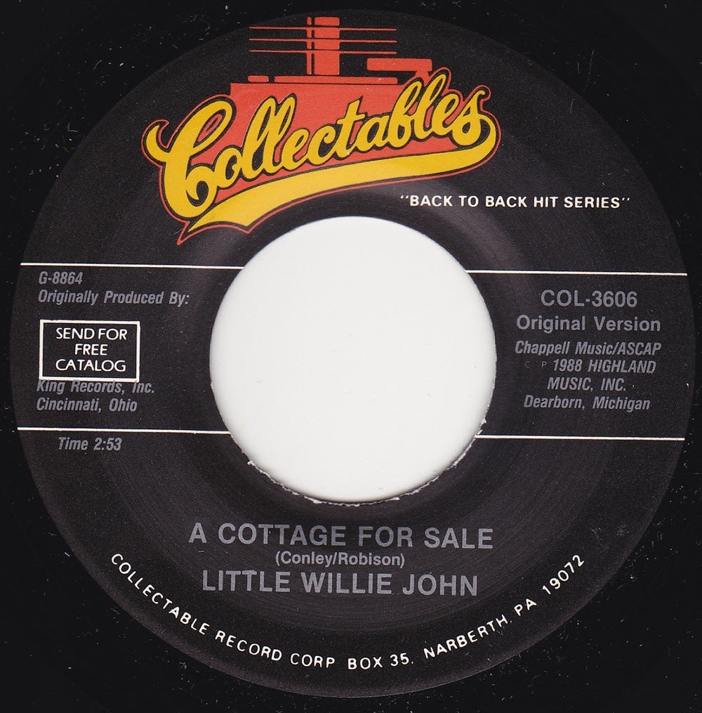 Little Willie John - A Cottage For Sale 7", Ophalen of Verzenden, Nieuw in verpakking, Pop