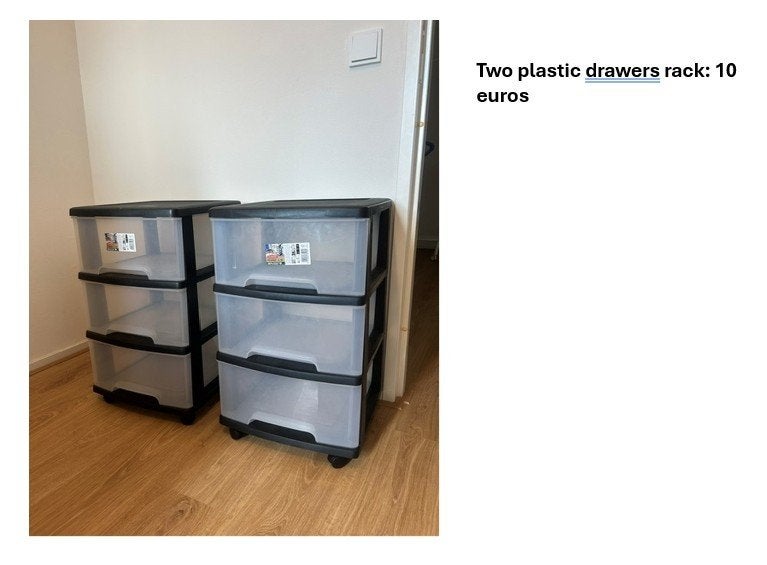 Plastic Drawers, Huis en Inrichting, Kasten | Overige, Ophalen, Gebruikt