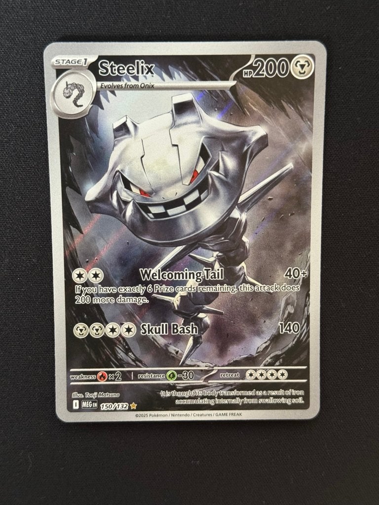 Steelix 150/132 - Mega Evolution, Ophalen of Verzenden, Nieuw, Losse kaart