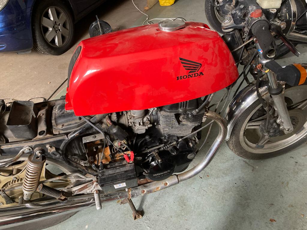 Honda CB Cafe Racer Tank Rood, Ophalen of Verzenden, Nieuw