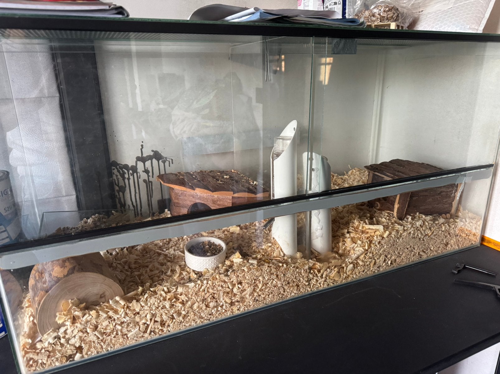 Hamsterkooi terrarium hamsterscape 100x40x50, Dieren en Toebehoren, Knaagdieren en Konijnen | Hokken en Kooien, Kooi, Gebruikt