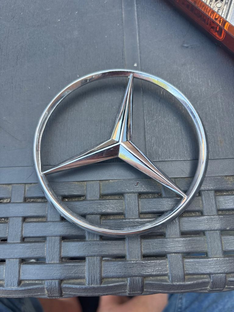 Mercedes-Benz Ster Logo Embleem - Origineel, Auto-onderdelen, Ophalen of Verzenden, Gebruikt, Mercedes-Benz
