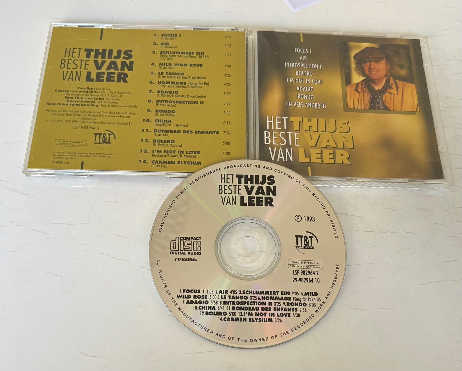 Thijs van Leer - Het beste van Thijs van Leer (nieuwstaat), Ophalen of Verzenden, Barok, Zo goed als nieuw, Orkest of Ballet