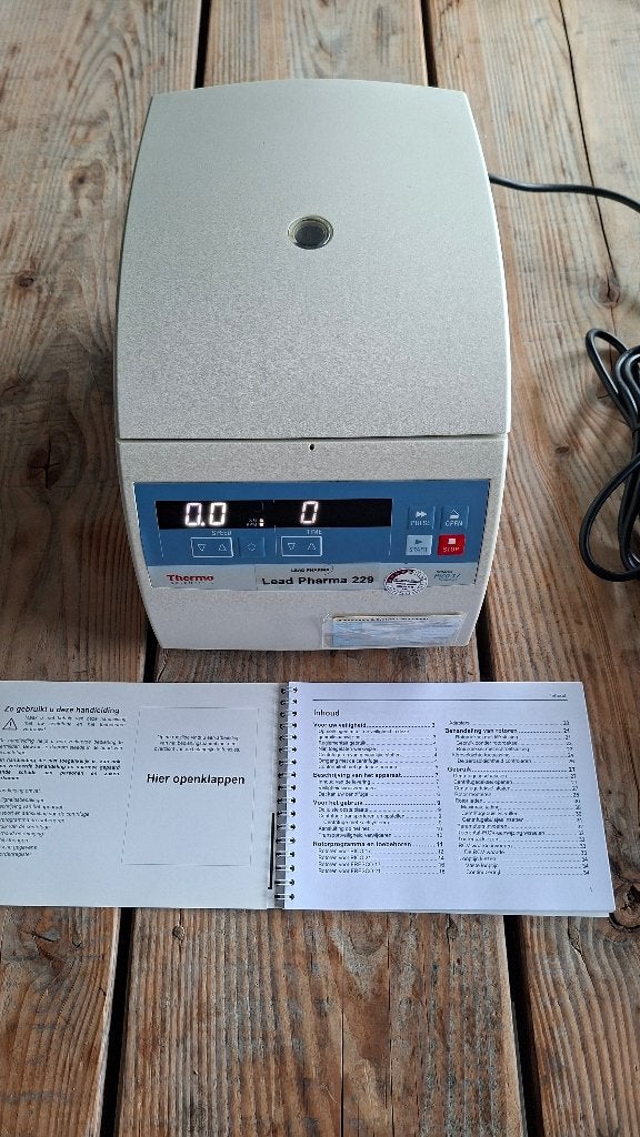 Thermo lead pharma 229 pico 17 centrifuge tafel centrifuge., ,, Ophalen of Verzenden, Zo goed als nieuw, ,