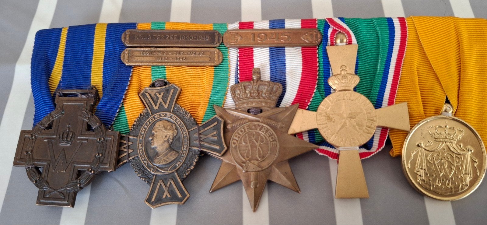 Medaille set Marine, Ophalen of Verzenden, Marine, Nederland, Lintje, Medaille of Wings