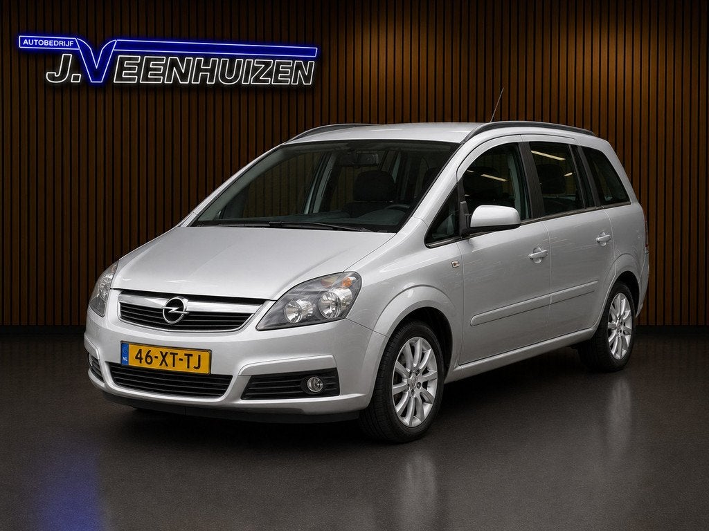 Opel Zafira 1.8 Temptation | 2007 | INRUILKOOPJE! ✅7-Zits, 1796 cc, Autobedrijfveenhuizen@dcdw.nl, Zilver of Grijs, Benzine