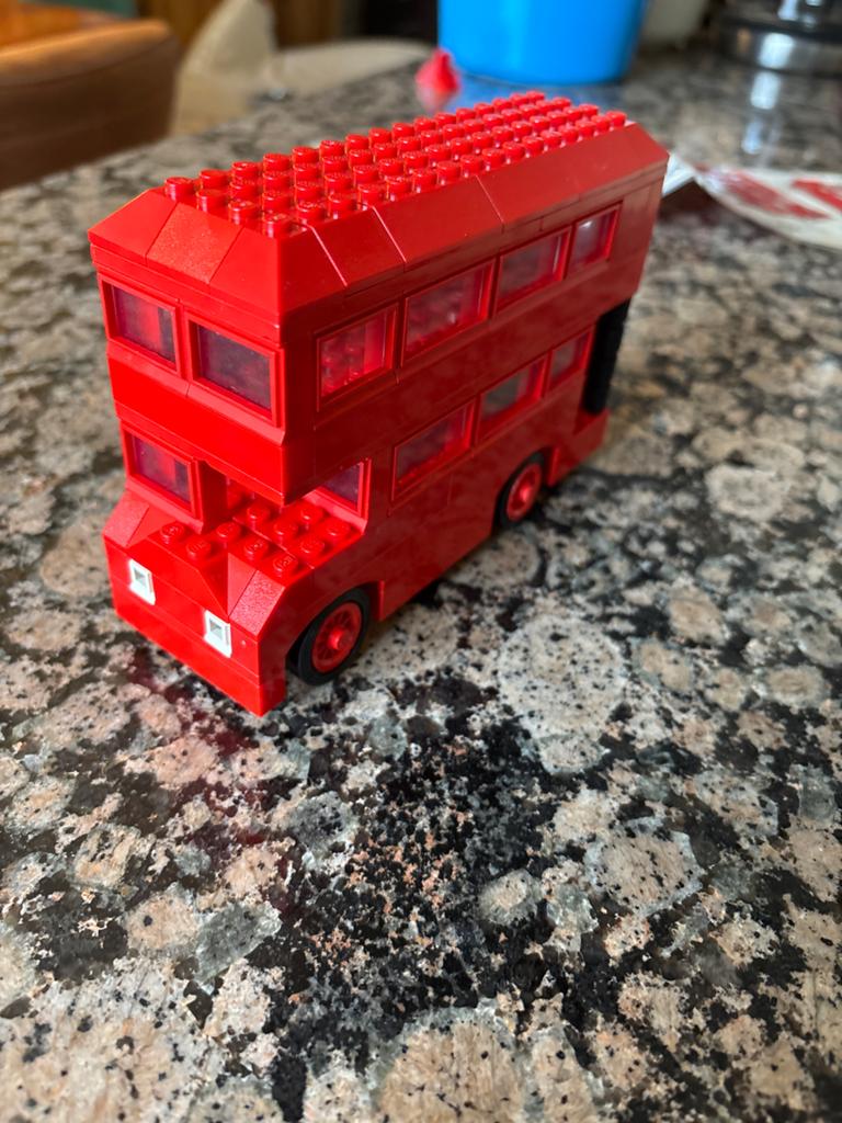 Lego 384 London Bus - Vintage Set, Gebruikt, Overige thema's, Lego, Ophalen of Verzenden