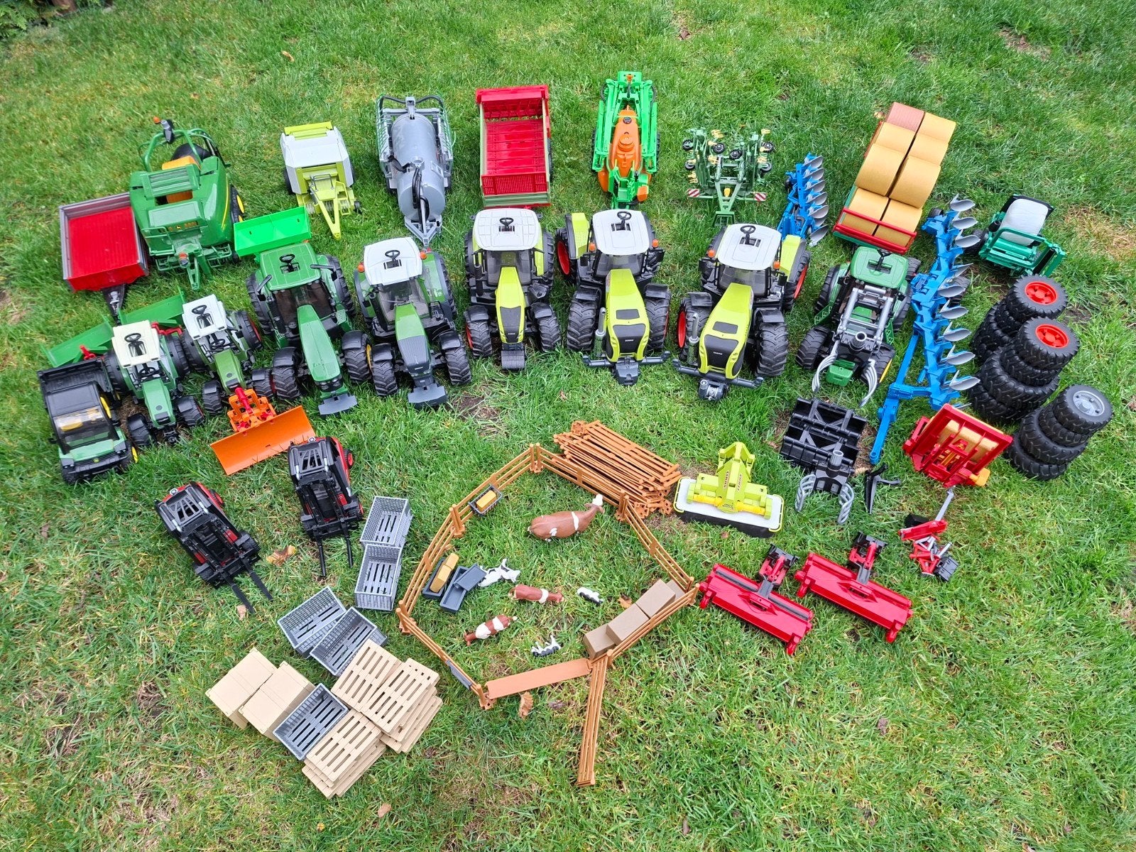 Bruder traktoren en bijbehoren Claas Fendt John Deere, Ophalen, Zo goed als nieuw, Overige merken