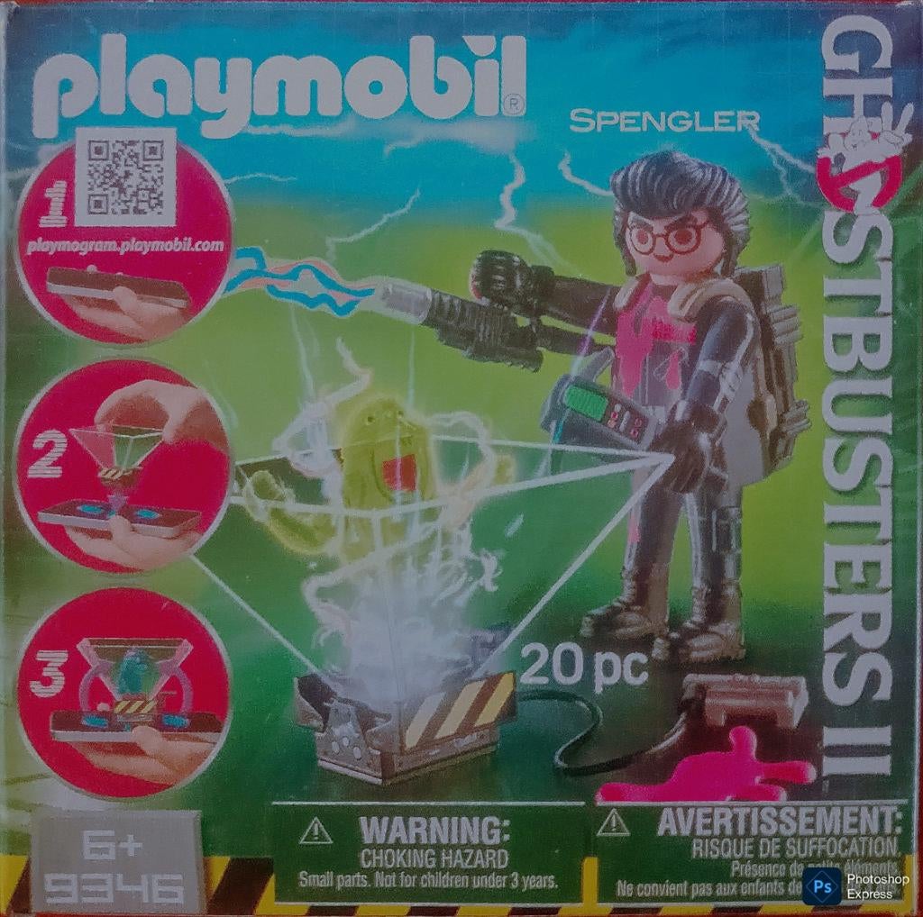 Ghostbusters II Ghostbuster Egon Spengler 9346, Kinderen en Baby's, Ophalen of Verzenden, Zo goed als nieuw, Complete set