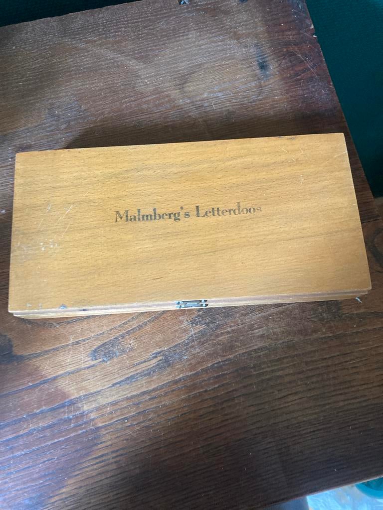 Malmberg's Letterdoos - Vintage Educatief Speelgoed, Ophalen of Verzenden, Gebruikt, Jongen of Meisje