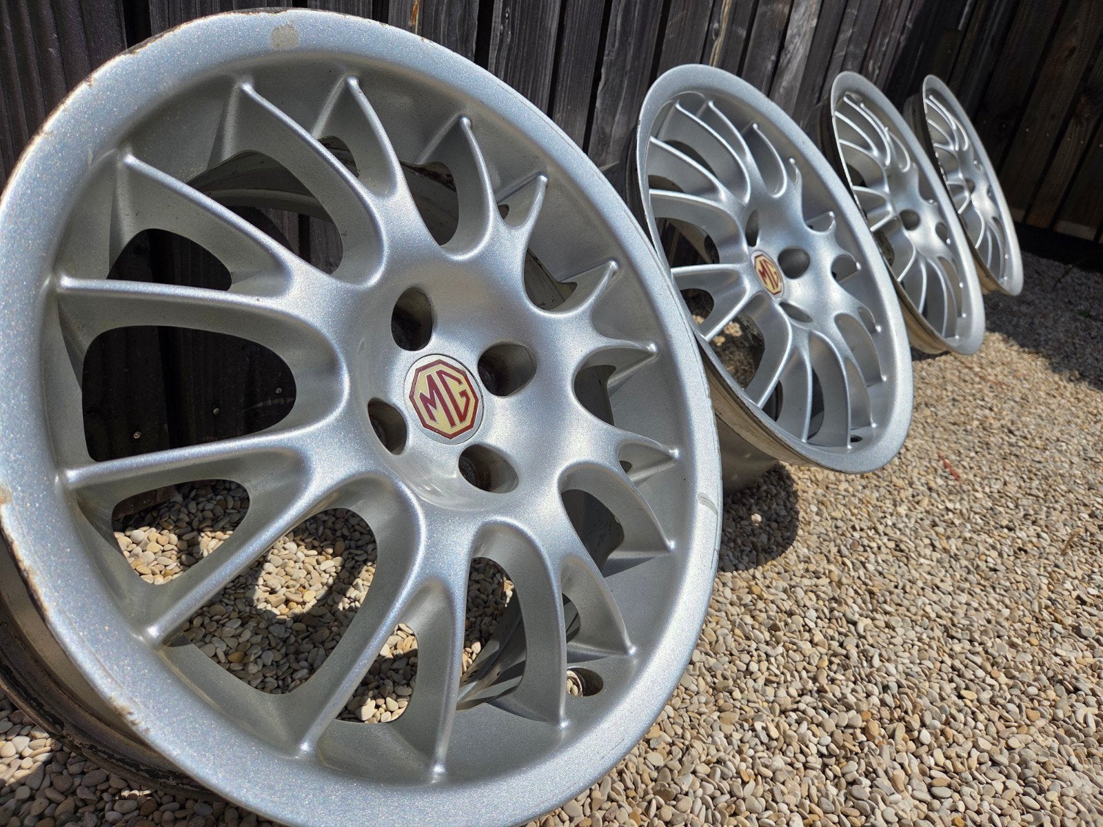 Fraaie set originele MGF / MG TF 16"  multispoke velgen, Auto-onderdelen, Ophalen, Velg(en)