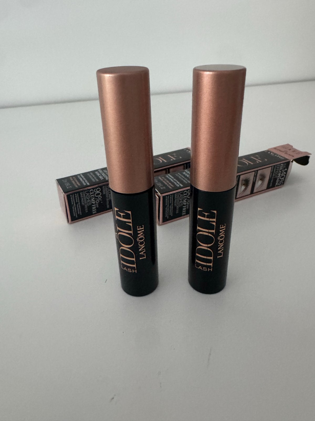 Lancôme Lash Idôle Mascara - Zwart (2 stuks), Ogen, Zwart, Nieuw, Ophalen of Verzenden