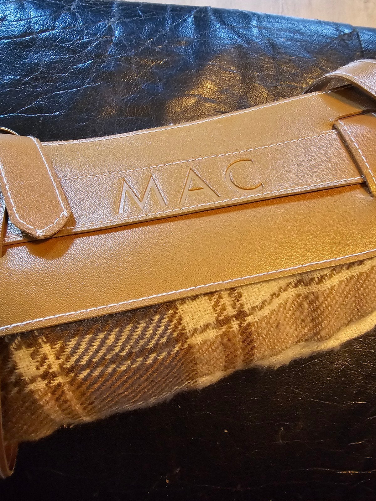 MAC Picknickdeken met draagband - grote sjaal, Hobby en Vrije tijd, Picknickmanden, Ophalen of Verzenden, Zonder inhoud
