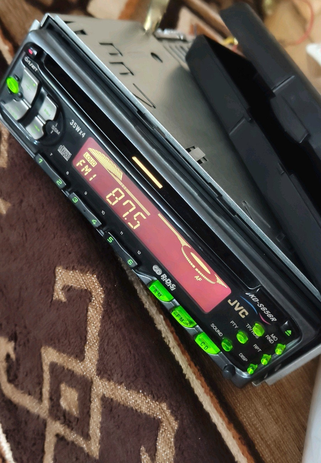 jvc radio cd speler met doos, Ophalen of Verzenden