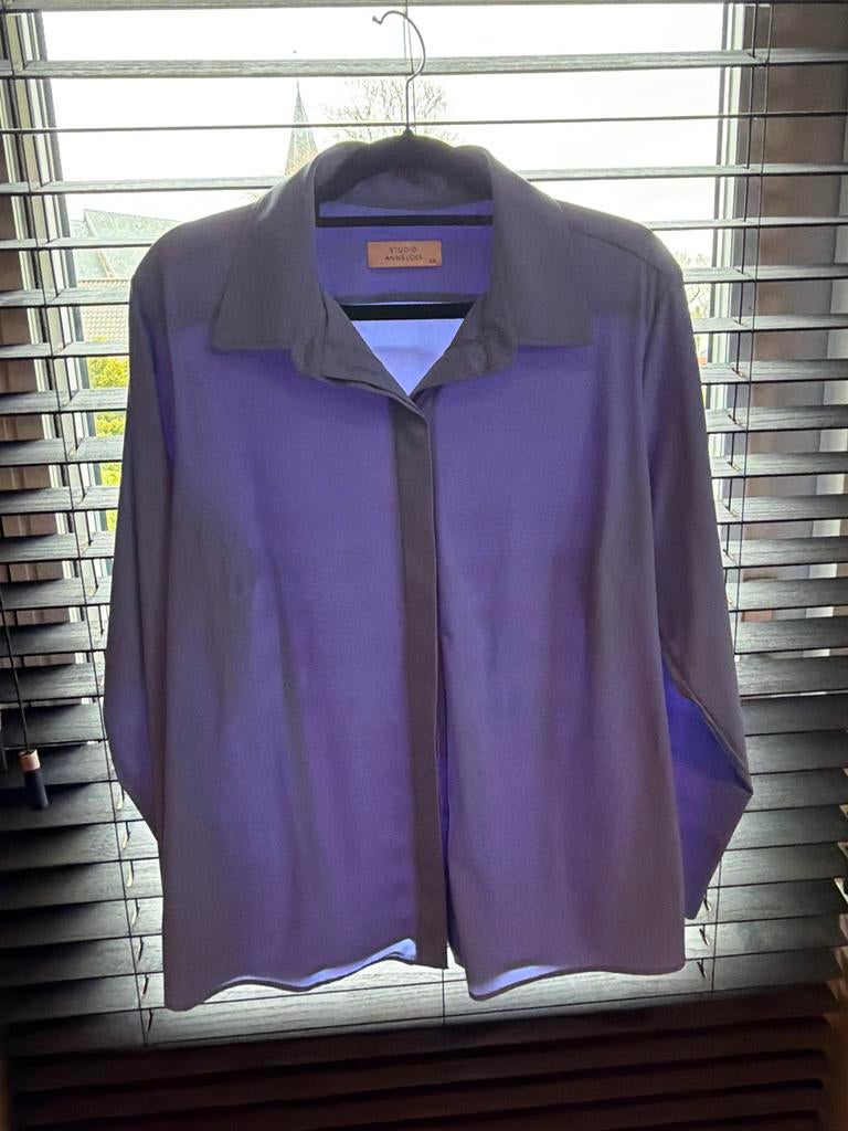 Studio Anneloes blouse kobalt blauw mt XXL, Ophalen of Verzenden, Gedragen, Maat 46/48 (XL) of groter, Paars