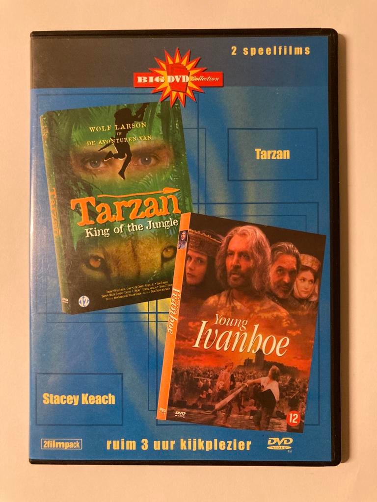 Tarzán, 1991 + Young Ivanhoe, 1995 / Big DVD Collection, Alle leeftijden, Ophalen of Verzenden, Zo goed als nieuw