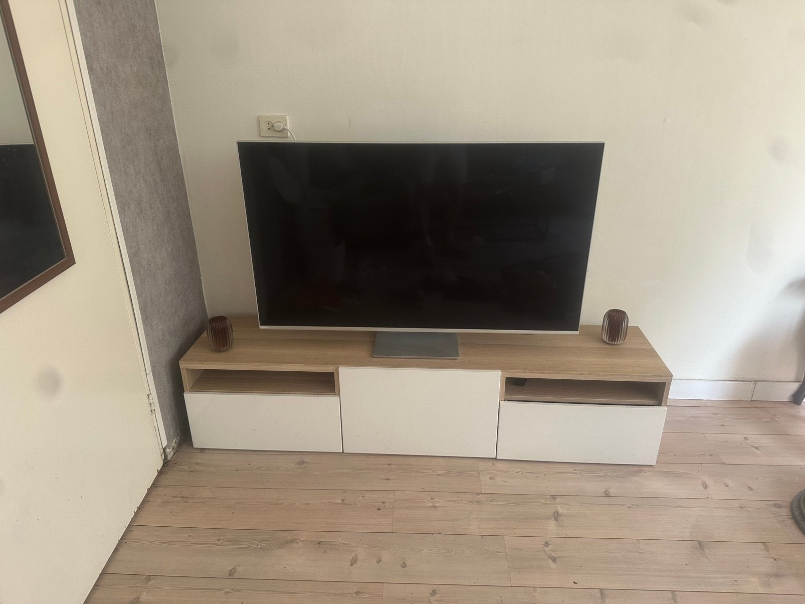 IKEA BESTÅ TV-meubel – 180 cm breed, Ophalen, 150 tot 200 cm, Zo goed als nieuw, Minder dan 100 cm
