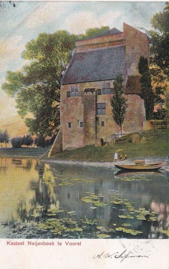 18505 Kasteel Nijenbeek Voorst Gelderland Zutphen Wilp 1903, Verzenden, Voor 1920, Gelopen, Gelderland