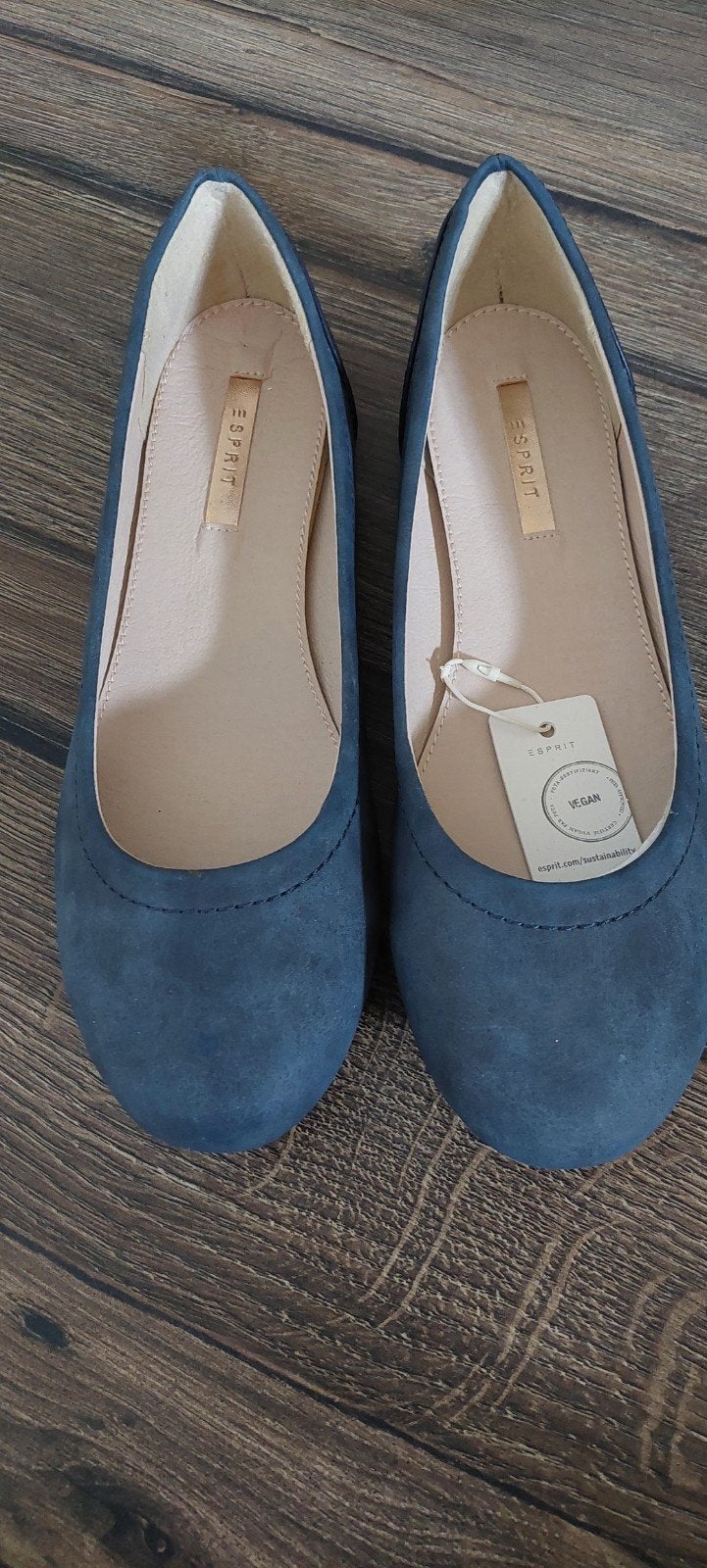 Nieuwe Esprit ballerina's met prijskaartje, Kleding | Dames, Blauw, Nieuw, Esprit, Ballerina's