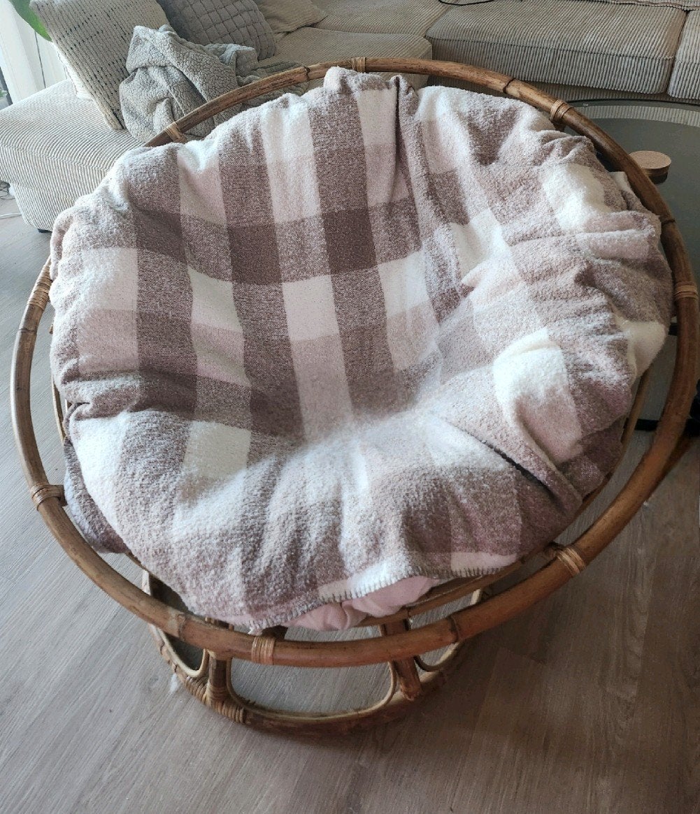 Papasan Stoel Rotan stoel 113 cm, Ophalen, Zo goed als nieuw