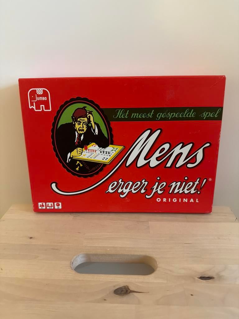 Mens erger je niet! Bordspel, Drie of vier spelers, Ophalen of Verzenden, Zo goed als nieuw