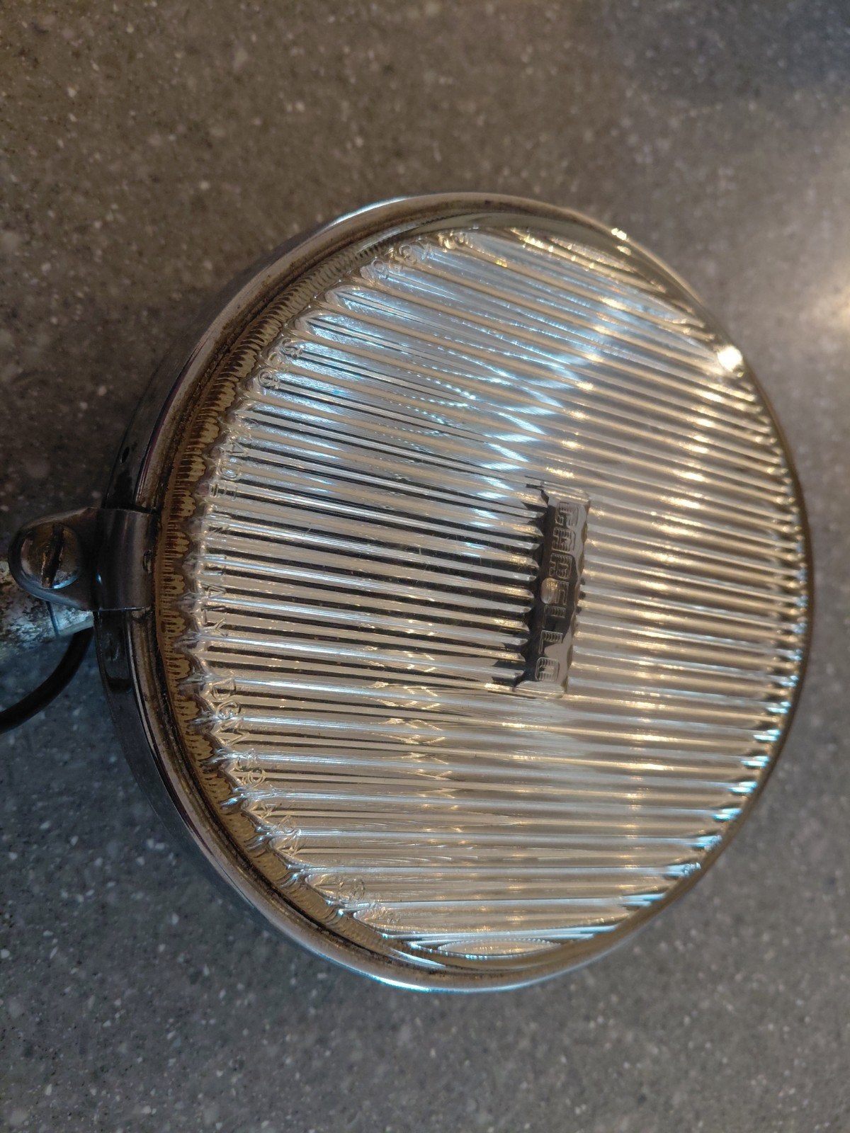 Carello mistlamp - Vintage auto mistlicht, Auto-onderdelen, Ophalen of Verzenden, Gebruikt, Oldtimer onderdelen