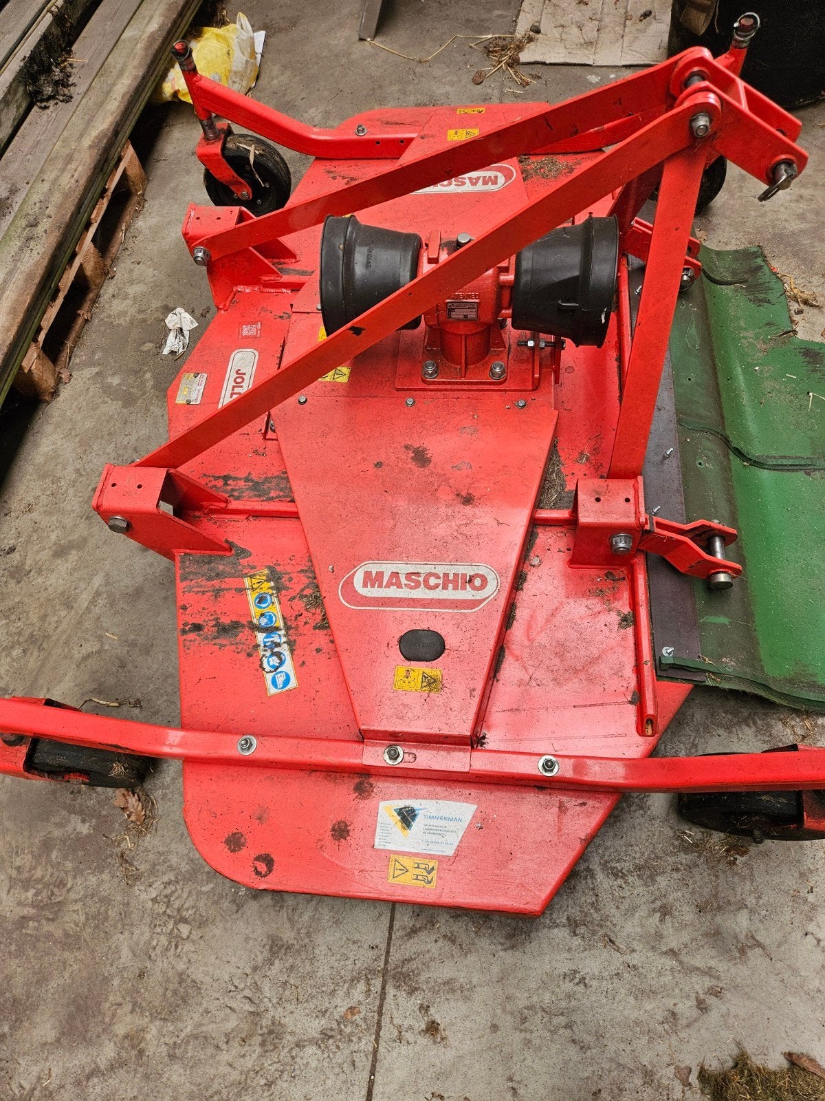 Maschio Jolly front- en achtermaaier 180cm, Ophalen, Overige, Werkplaats, Gebouw of Erf