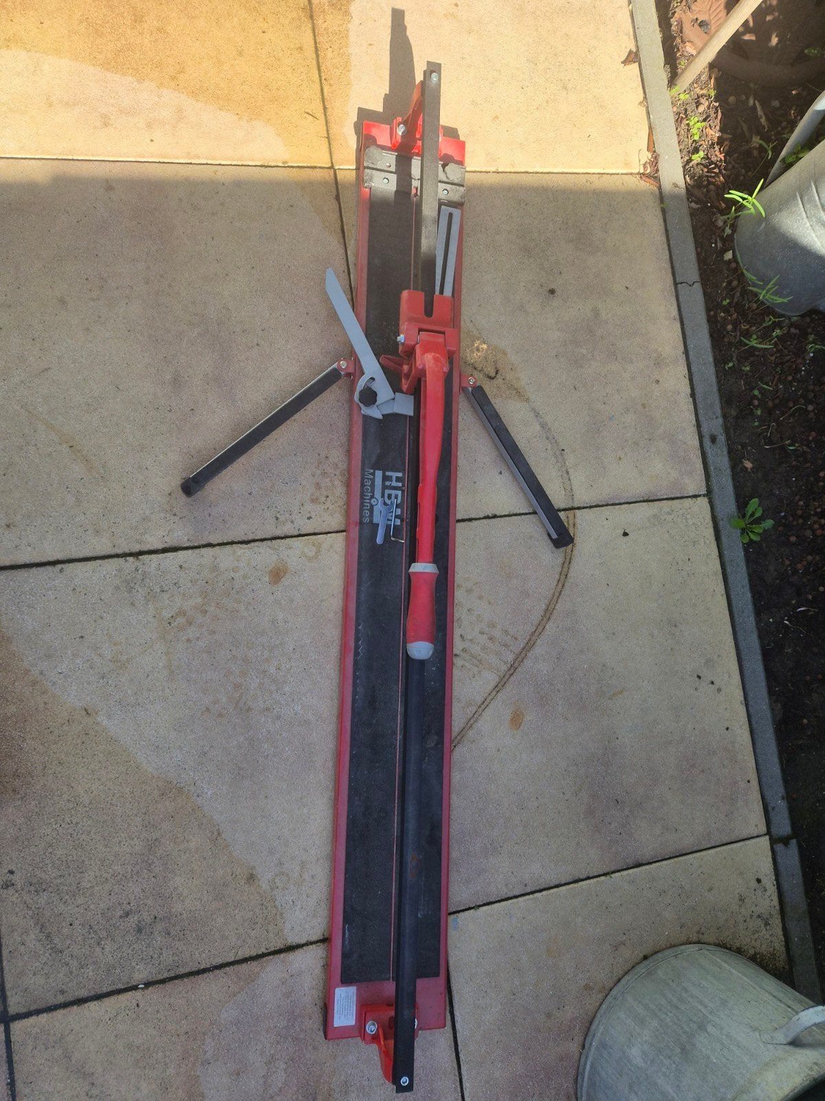 HBM Tegelsnijder voor tegels tot 1200 mm, Ophalen, Gebruikt, 60 cm of meer