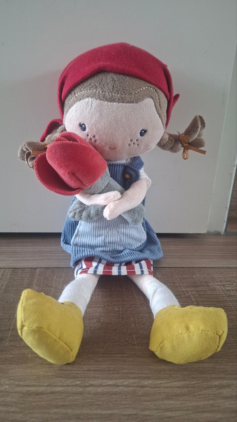 Little Dutch Hollandse Rosa stoffen pop met tulp en muts, Kinderen en Baby's, Speelgoed | Knuffels en Pluche, Overige merken, Overige karakters