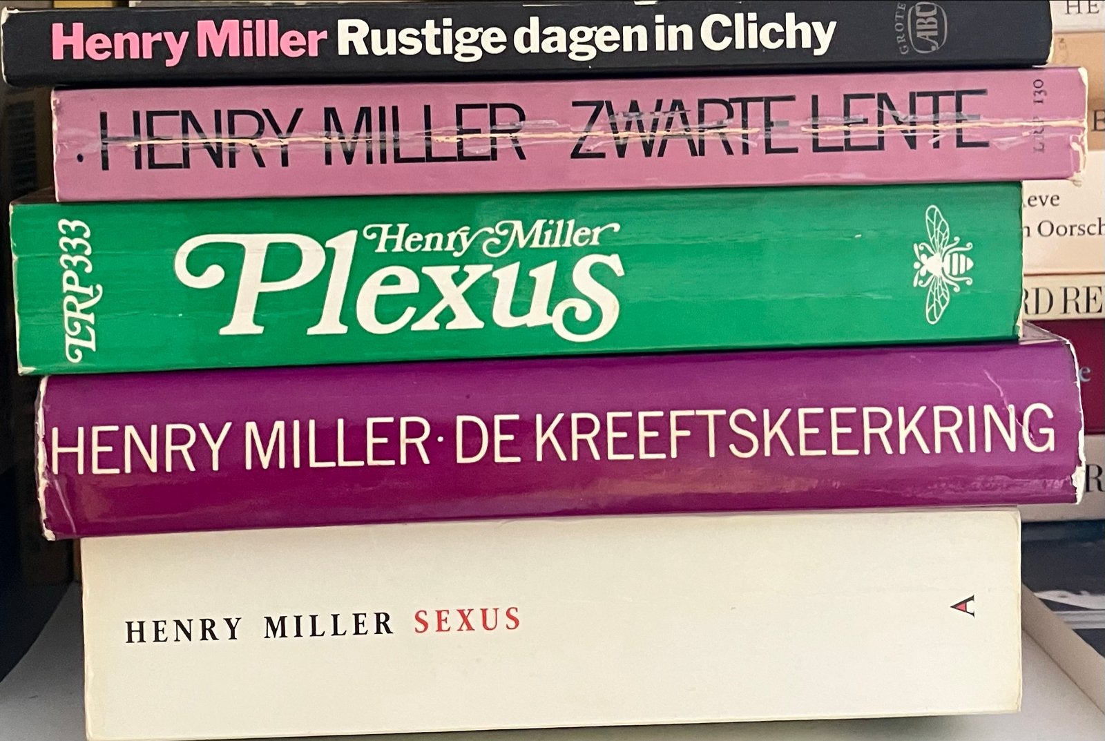 Henry Miller boeken: Rustige dagen, Zwarte Lente, Plexus, Kr, Ophalen of Verzenden, Gelezen