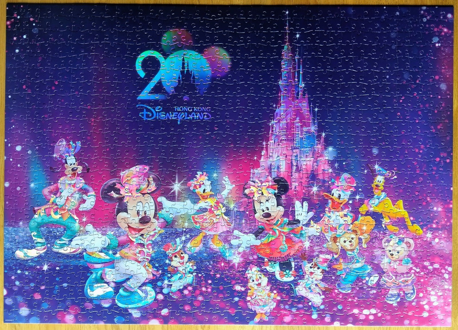 Disneyland Hong Kong puzzel, Ophalen, 500 t/m 1500 stukjes, Zo goed als nieuw, Legpuzzel