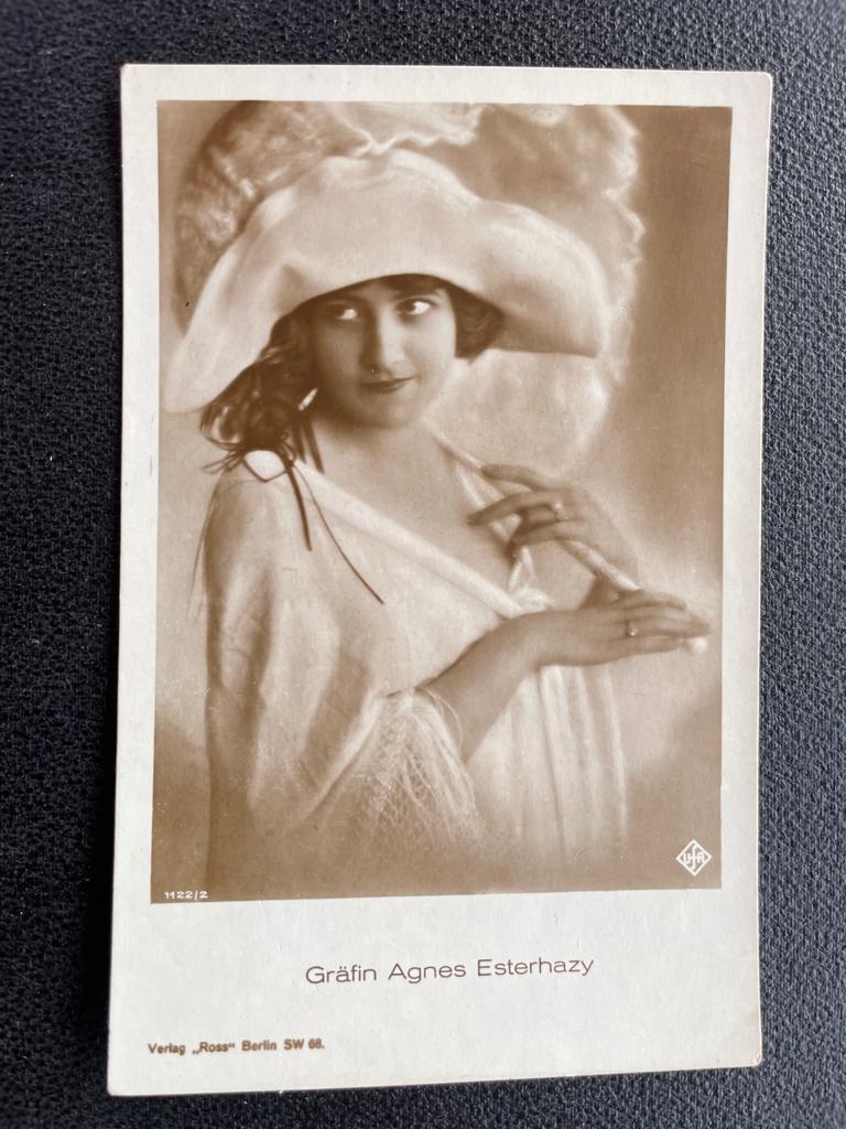 ansichtkaart / kaart van Grafin Agnes Esterhazy., Verzenden, 1920 tot 1940, Sterren en Beroemdheden