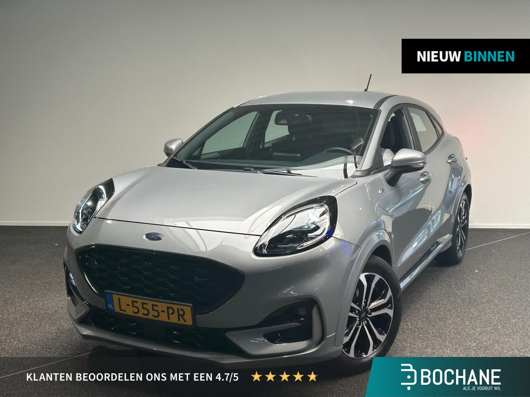 Ford Puma 1.0 EcoBoost Hybrid ST-Line | Trekhaak | Navigatie, Auto's, Ford, Voorwielaandrijving, Met garantie (alle), Lane Keeping Assist