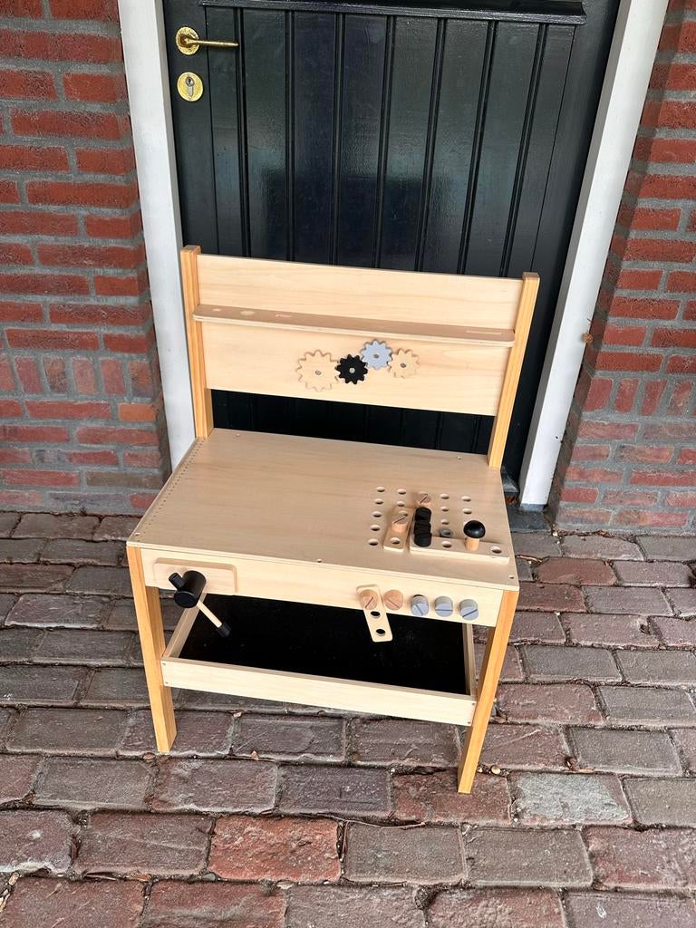 Houten werkbankje Petit Amelie, Ophalen, Gebruikt, Bouwen