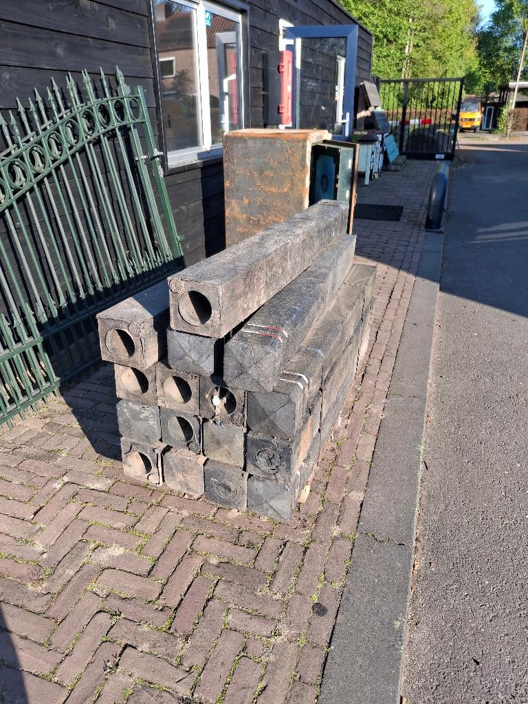 Diamantkoppaal, Tuin en Terras, Palen, Balken en Planken, Gebruikt, Palen, Minder dan 180 cm, Ophalen