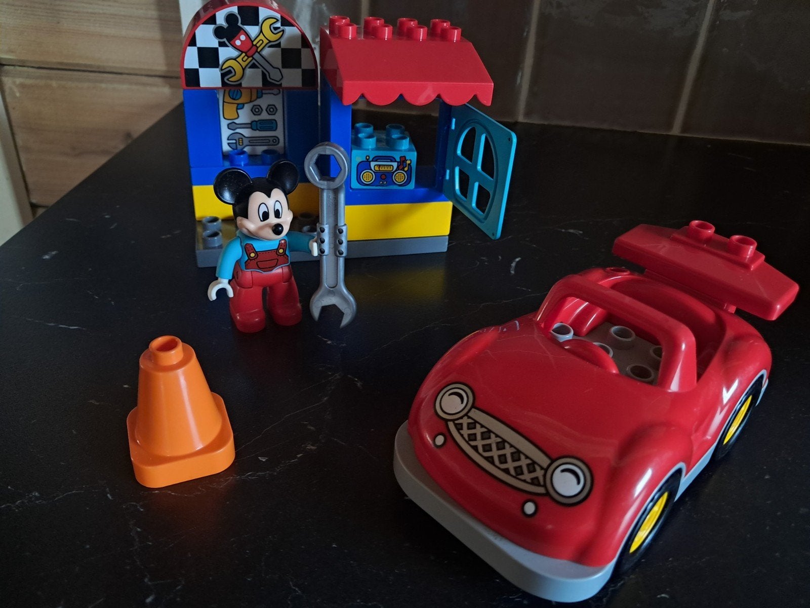 Duplo Mickey Mouse Garage, Ophalen of Verzenden, Zo goed als nieuw