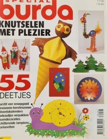 7x Hobby Handig/ 1x Bloemschikken/ 1x Burda Knutselen, Ophalen of Verzenden, Gebruikt, Knutselwerk, Overige merken
