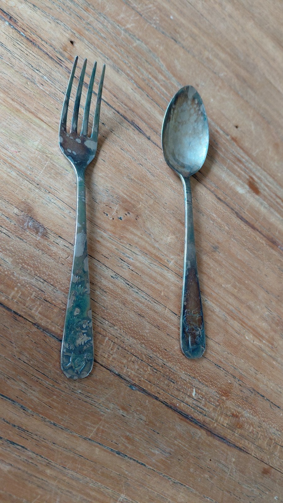 Vintage kinderbestek met sprookjesfiguren, Ophalen of Verzenden