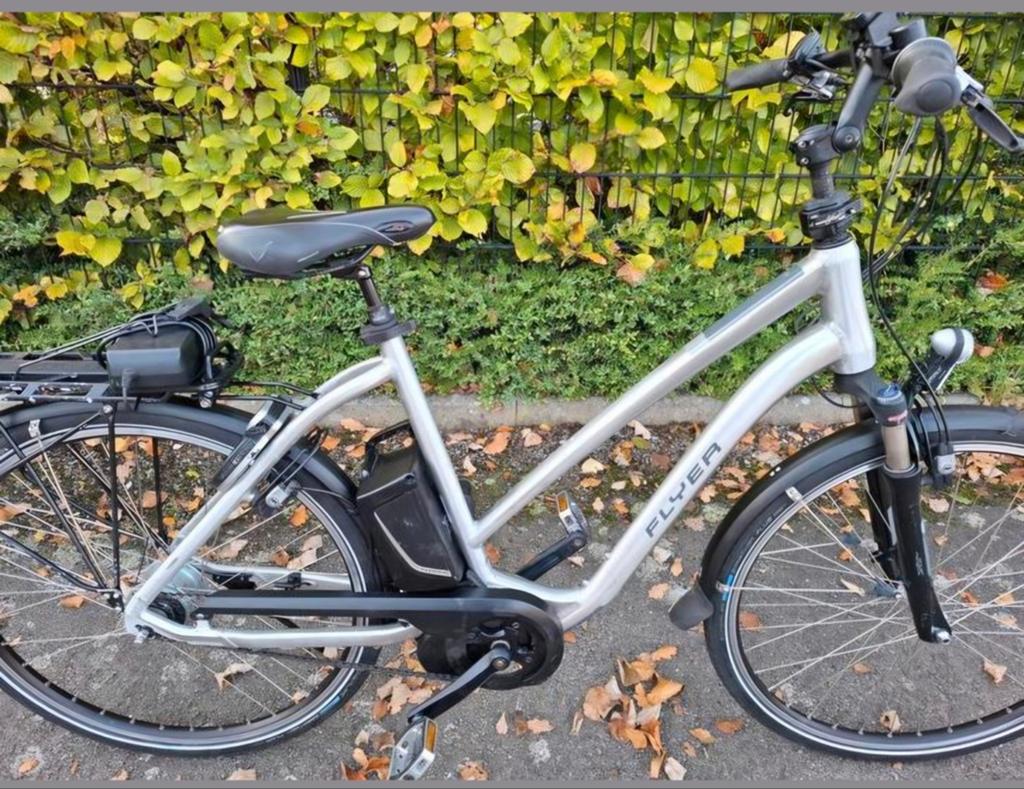 Flyer elektrische fiets – middenmotor – technisch 200%, Ophalen of Verzenden, Zo goed als nieuw, Minder dan 10 versnellingen, Overige merken