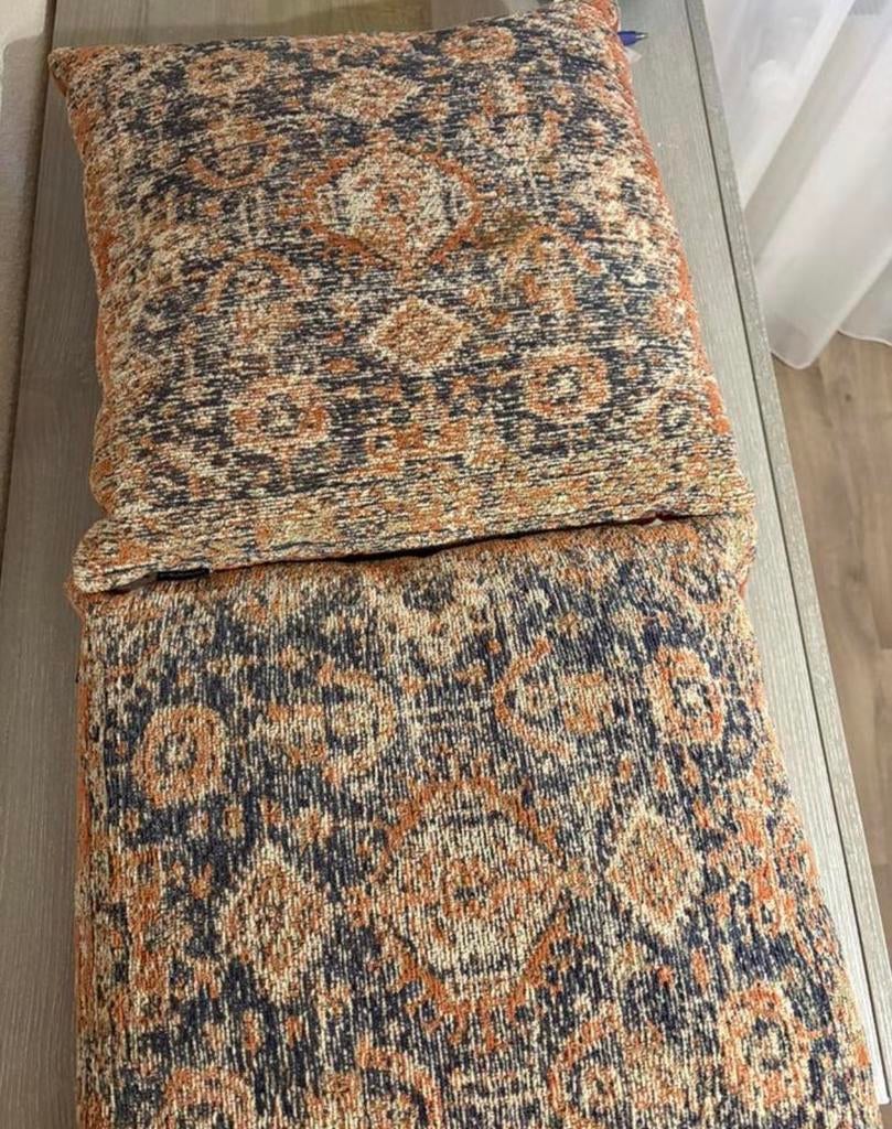 2 sierkussens moods, Huis en Inrichting, Ophalen, Zo goed als nieuw, Vierkant
