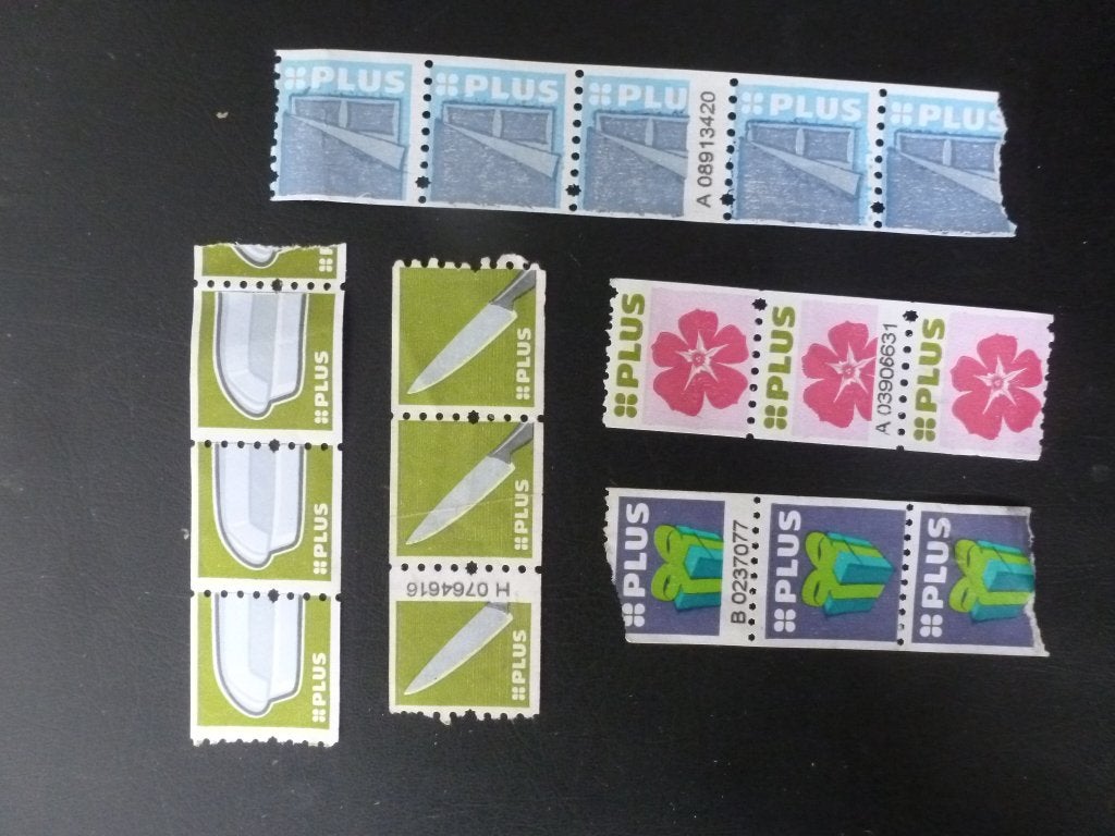 Supermarkt spaarzegeltjes (oudjes). Plus, Ophalen of Verzenden, Winkel, Super of Benzinepomp, Zegels, Bonnen of Punten